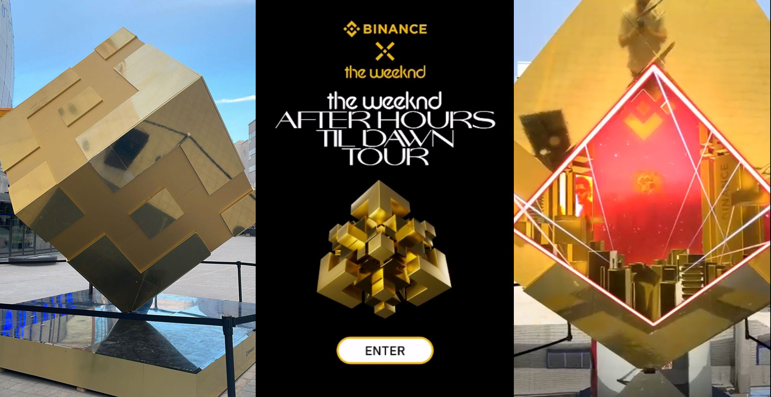 Binance x The Weeknd AR Experience